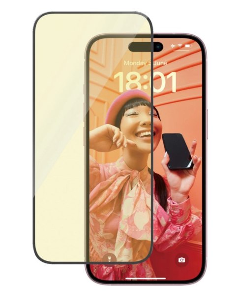 Ochrona ekranu PanzerGlass Eyecare iPhone 2023 6.1 | Bardzo szerokie dopasowanie EasyAligner