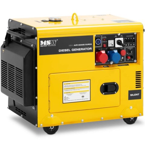 Agregat prądotwórczy generator prądu Diesel 16 l 240/400 V 6000 W AVR Agregat prądotwórczy generator prądu Diesel 16 l 240/400 V 6000 W AVR