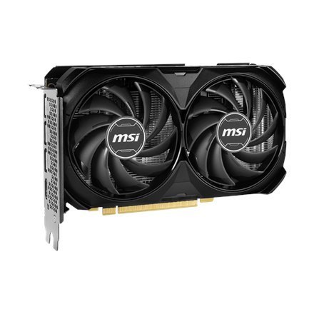 MSI GeForce RTX 4060 Ti VENTUS 2X BLACK 16G OC NVIDIA 16 GB GeForce RTX 4060 Ti GDDR6 PCI Express Gen 4 x 16 Ilość portów HDMI 1 MSI GeForce RTX 4060 Ti VENTUS 2X BLACK 16G OC NVIDIA 16 GB GeForce RTX 4060 Ti GDDR6 PCI Express Gen 4 x 16 Ilość portów HDMI 1