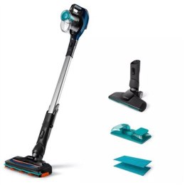 Philips Odkurzacz FC6719/01 Działający bezprzewodowo Rączka Funkcja mycia - W 21,6 V Czas działania (maks.) 50 min Niebieski/Cza