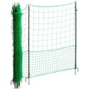 Siatka elektryzująca ogrodzenie ochronne hodowlane dla kur drobiu 1,25 x 25 m