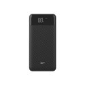 Silicon Power Powerbank GP28 Li-Polymer Tekstura włókna węglowego zapewnia pewniejszy chwyt, a zaokrąglony kształt jest ergonomi