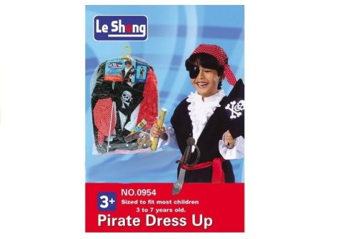 Strój Karnawałowy Pirata Kostium z Akcesoriami Strój Karnawałowy Pirata Kostium z Akcesoriami