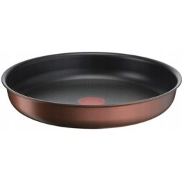 TEFAL Patelnia L7600653 Ingenio Eco Respect Frying, Średnica 28 cm, Odpowiednia do płyty indukcyjnej, Zdejmowany uchwyt, Miedź