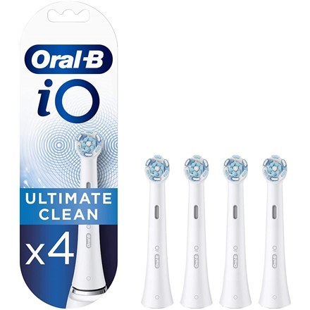 Wymienne główki do szczoteczki do zębów Oral-B Główki iO Ultimate Clean Dla dorosłych Liczba główek szczoteczki w zestawie 4 Bia Wymienne główki do szczoteczki do zębów Oral-B Główki iO Ultimate Clean Dla dorosłych Liczba główek szczoteczki w zestawie 4 Bia
