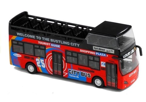 Autobus Piętrowy Turystyczny 1:32 Otwierane Drzwi Zielony Autobus Piętrowy Turystyczny 1:32 Otwierane Drzwi Zielony