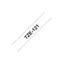 Brother TZe-121 Taśma laminowana Black on Clear, TZe, 8 m, 9 mm