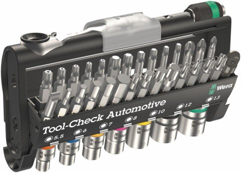 ZESTAW TOOL-CHECK, GRZECHOTKA+GROTY+KLUCZE 38CZ. ZESTAW TOOL-CHECK, GRZECHOTKA+GROTY+KLUCZE 38CZ.