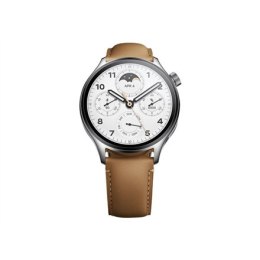 Xiaomi Watch S1 Pro Inteligentny zegarek Stal nierdzewna Brązowy 46 mm Odbiornik GPS/GLONASS/Galileo/BeiDou/QZSS Odporny na zary