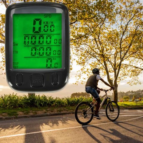 Licznik rowerowy wodoodporny przewodowy 25w1 Licznik rowerowy wodoodporny przewodowy 25w1