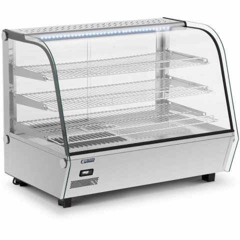 Witryna grzewcza nastawna do prezentacji potraw 3 półki 1500 W 160 L Witryna grzewcza nastawna do prezentacji potraw 3 półki 1500 W 160 L