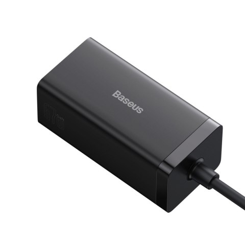 2w1 Ładowarka sieciowa GaN5 Pro + HUB konwerter HDMI 4K 2x USB-C USB-A czarny 2w1 Ładowarka sieciowa GaN5 Pro + HUB konwerter HDMI 4K 2x USB-C USB-A czarny