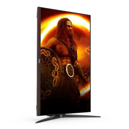 Monitor AOC U28G2XU2/BK 28", IPS, UHD, 3840 x 2160, 16:9, 1 ms, 370 cd/m², Czarny/Czerwony, Liczba portów HDMI 2, 144 Hz Monitor AOC U28G2XU2/BK 28", IPS, UHD, 3840 x 2160, 16:9, 1 ms, 370 cd/m², Czarny/Czerwony, Liczba portów HDMI 2, 144 Hz
