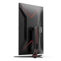 Monitor AOC U28G2XU2/BK 28", IPS, UHD, 3840 x 2160, 16:9, 1 ms, 370 cd/m², Czarny/Czerwony, Liczba portów HDMI 2, 144 Hz