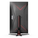 Monitor AOC U28G2XU2/BK 28", IPS, UHD, 3840 x 2160, 16:9, 1 ms, 370 cd/m², Czarny/Czerwony, Liczba portów HDMI 2, 144 Hz