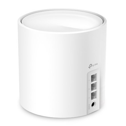 TP-LINK Whole Home Mesh Wi-Fi 6 System Deco X50 (2 sztuki) 802.11ax, 574+2402 Mbit/s, 3 porty Ethernet LAN (RJ-45), obsługa Mesh TP-LINK Whole Home Mesh Wi-Fi 6 System Deco X50 (2 sztuki) 802.11ax, 574+2402 Mbit/s, 3 porty Ethernet LAN (RJ-45), obsługa Mesh