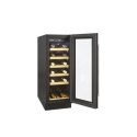 Candy Wine Cooler CCVB 30/1 Klasa efektywności energetycznej F, Wolnostojący, Pojemność butelek 20, Czarny