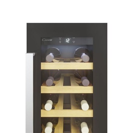 Candy Wine Cooler CCVB 30/1 Klasa efektywności energetycznej F, Wolnostojący, Pojemność butelek 20, Czarny Candy Wine Cooler CCVB 30/1 Klasa efektywności energetycznej F, Wolnostojący, Pojemność butelek 20, Czarny