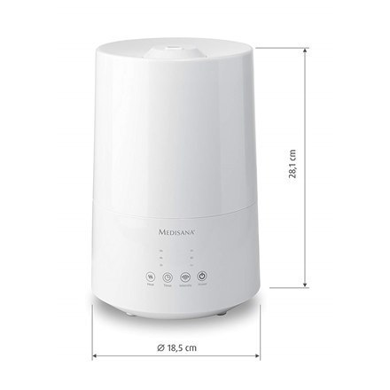 Medisana Air Humidifier AH 661 Humidifier, 75 W, Water tank capacity 3.5 L, White Medisana Air Humidifier AH 661 Humidifier, 75 W, Water tank capacity 3.5 L, White