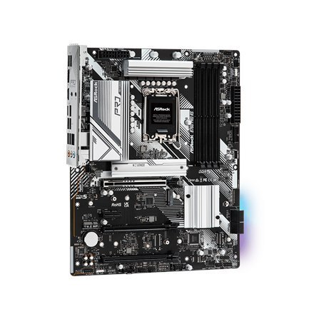 Rodzina procesorów ASRock B760 PRO RS Intel, Gniazdo procesora LGA1700, DDR5 DIMM, Gniazda pamięci 4, Obsługiwane interfejsy dys Rodzina procesorów ASRock B760 PRO RS Intel, Gniazdo procesora LGA1700, DDR5 DIMM, Gniazda pamięci 4, Obsługiwane interfejsy dys