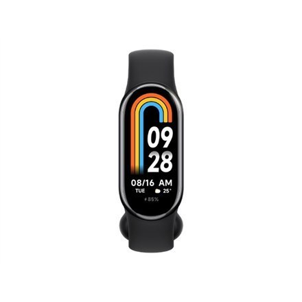Tracker fitness Xiaomi Smart Band 8 Bluetooth Grafitowy Czarny Tracker fitness Xiaomi Smart Band 8 Bluetooth Grafitowy Czarny