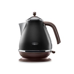 Delonghi Icona Vintage KBOV2001BK Czajnik standardowy 2000 W 1,7 L Podstawa obrotowa 360° ze stali nierdzewnej Czarny