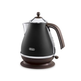 Delonghi Icona Vintage KBOV2001BK Czajnik standardowy 2000 W 1,7 L Podstawa obrotowa 360° ze stali nierdzewnej Czarny