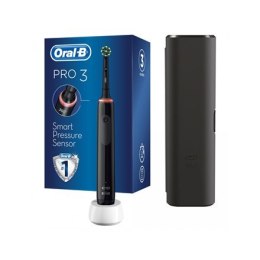 Elektryczna szczoteczka do zębów Oral-B Pro3 3500 Cross Action Możliwość ładowania Dla dorosłych Liczba główek szczoteczki w zes