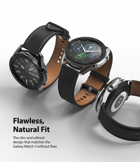 Ramka pierścień ochronny do Galaxy Watch 3 45mm Bezel Styling czarny Ramka pierścień ochronny do Galaxy Watch 3 45mm Bezel Styling czarny