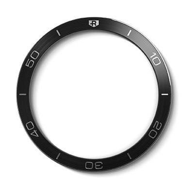 Ramka pierścień ochronny do Galaxy Watch 3 45mm Bezel Styling czarny Ramka pierścień ochronny do Galaxy Watch 3 45mm Bezel Styling czarny