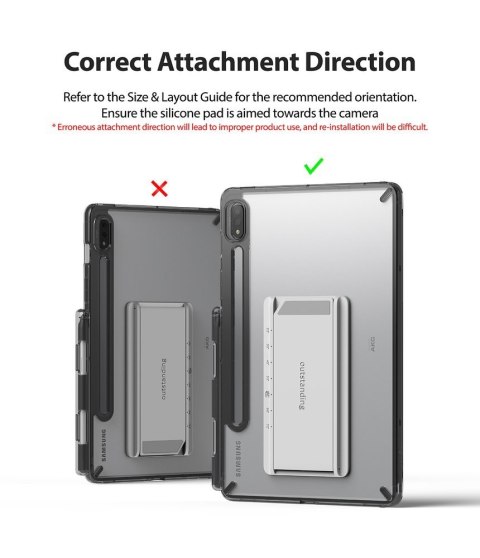 Sztywne etui z żelową ramką i podstawką do Galaxy Tab S7 11'' Fusion Combo Outstanding szary Sztywne etui z żelową ramką i podstawką do Galaxy Tab S7 11'' Fusion Combo Outstanding szary