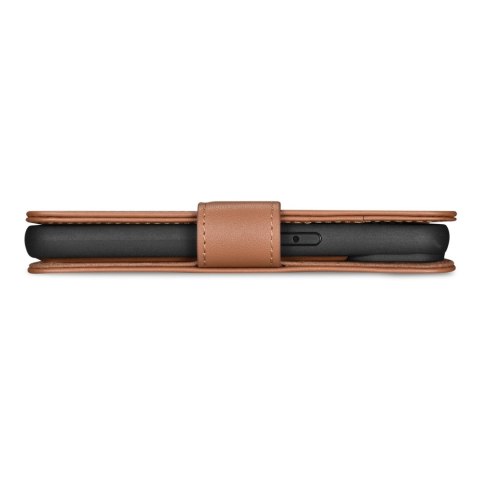 2w1 etui skórzany pokrowiec z klapką iPhone 14 Plus Anti-RFID Wallet Case brązowy 2w1 etui skórzany pokrowiec z klapką iPhone 14 Plus Anti-RFID Wallet Case brązowy