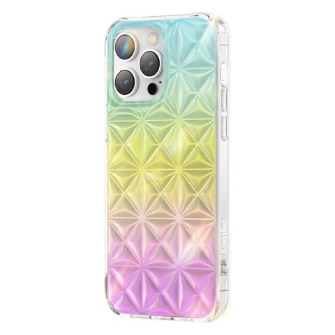 Etui pokrowiec na iPhone 14 obudowa na tył plecki Miya Series tęczowe Etui pokrowiec na iPhone 14 obudowa na tył plecki Miya Series tęczowe