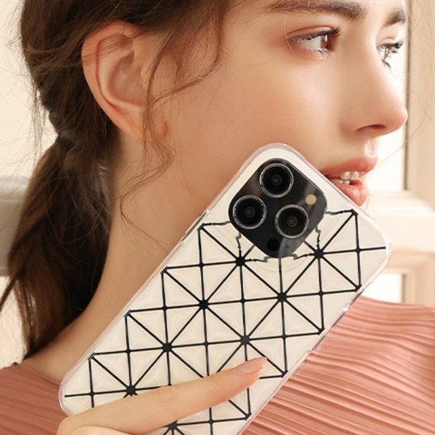 Etui pokrowiec na iPhone 14 obudowa na tył plecki Miya Series tęczowe Etui pokrowiec na iPhone 14 obudowa na tył plecki Miya Series tęczowe