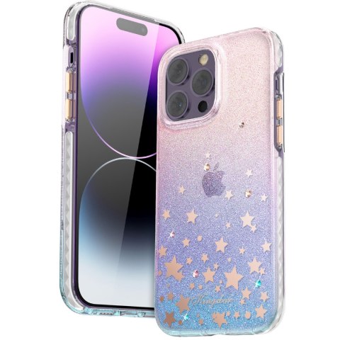 Etui pokrowiec w gwiazdki iPhone 14 Pro Max Heart Star Series ZODIAC Etui pokrowiec w gwiazdki iPhone 14 Pro Max Heart Star Series ZODIAC
