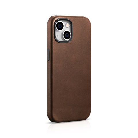 Skórzane etui pokrowiec do iPhone 15 Plus Oil Wax Premium Leather MagSafe brązowe Skórzane etui pokrowiec do iPhone 15 Plus Oil Wax Premium Leather MagSafe brązowe