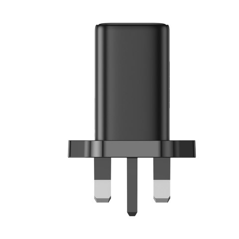 Szybka ładowarka sieciowa 2x USB-C USB-A 32W wtyczka angielska UK 32W czarna Szybka ładowarka sieciowa 2x USB-C USB-A 32W wtyczka angielska UK 32W czarna