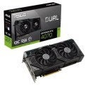 Asus DUAL-RTX4070-O12G NVIDIA 12 GB GeForce RTX 4070 GDDR6X PCI Express 4.0 Liczba portów HDMI 2 Taktowanie pamięci 21000 MHz
