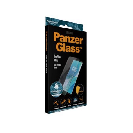 PanzerGlass Screen protector, OnePlus, 9 Pro, Glass, Black, Case friendly PanzerGlass Screen protector, OnePlus, 9 Pro, Glass, Black, Case friendly