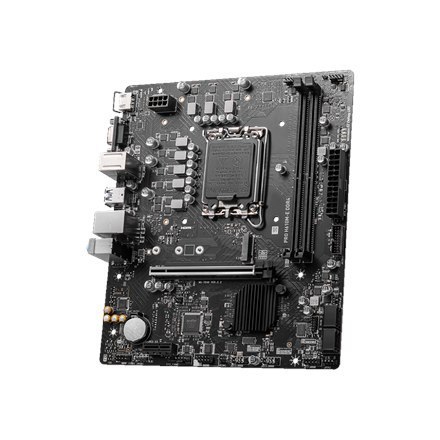 MSI PRO H610M-E Rodzina procesorów DDR4 Intel, Gniazdo procesora LGA1700, DDR4 DIMM, Gniazda pamięci 2, Obsługiwane interfejsy d MSI PRO H610M-E Rodzina procesorów DDR4 Intel, Gniazdo procesora LGA1700, DDR4 DIMM, Gniazda pamięci 2, Obsługiwane interfejsy d