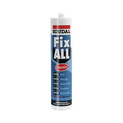USZCZELNIACZ HYBRYDOWY FIX ALL CRYSTAL 290ML BEZBARWNY USZCZELNIACZ HYBRYDOWY FIX ALL CRYSTAL 290ML BEZBARWNY