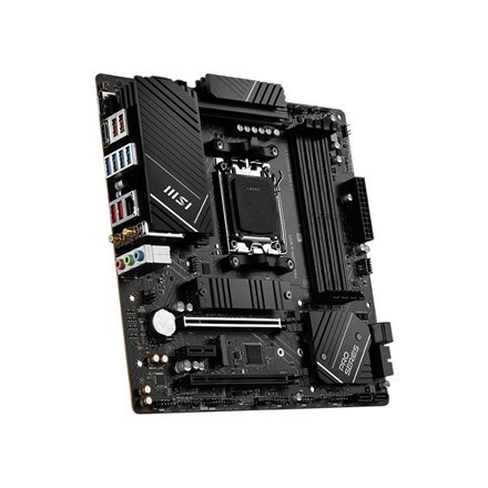 MSI PRO B650M-A WIFI Rodzina procesorów AMD Gniazdo procesora AM5 DDR5 DIMM Gniazda pamięci 4 Obsługiwane interfejsy dysków twar MSI PRO B650M-A WIFI Rodzina procesorów AMD Gniazdo procesora AM5 DDR5 DIMM Gniazda pamięci 4 Obsługiwane interfejsy dysków twar
