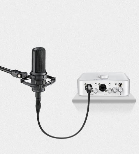 Przedłużacz do kabla przewodu audio do mikrofonu XLR 5m czarny Przedłużacz do kabla przewodu audio do mikrofonu XLR 5m czarny