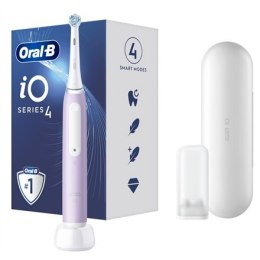 Elektryczna szczoteczka do zębów Oral-B iO4 Możliwość ładowania Dla dorosłych Liczba główek szczoteczki w zestawie 1 Lawendowy L