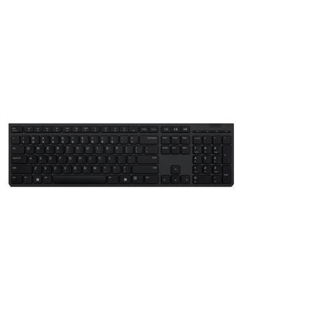 Klawiatura bezprzewodowa Lenovo Professional 4Y41K04075 NORD, szara, klawisze przełączania nożyczek Klawiatura bezprzewodowa Lenovo Professional 4Y41K04075 NORD, szara, klawisze przełączania nożyczek