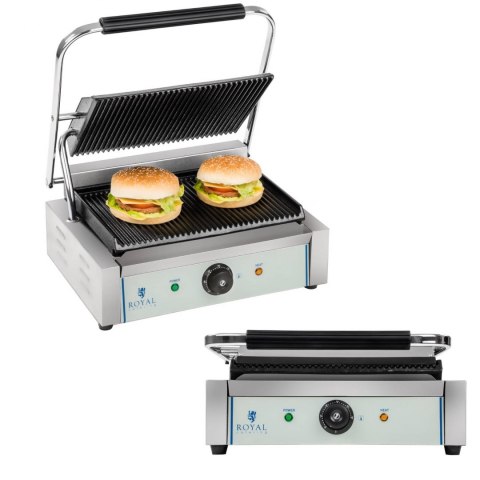 Grill kontaktowy dwustronny ryflowany PANINI Grill kontaktowy dwustronny ryflowany PANINI