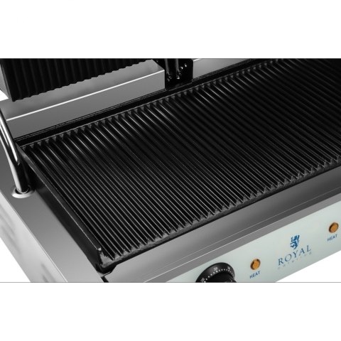 Grill kontaktowy podwójny dwustronny ryflowany Grill kontaktowy podwójny dwustronny ryflowany