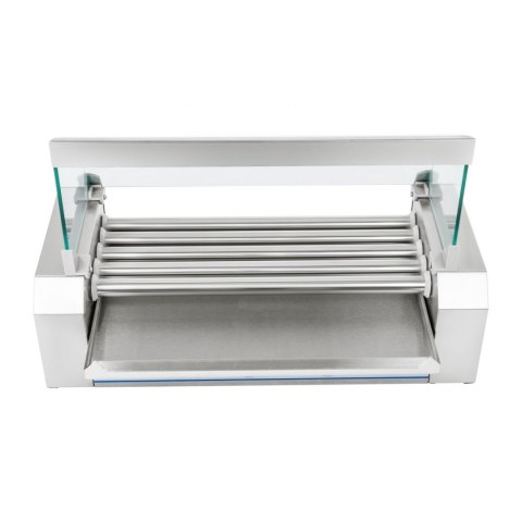 Grill rolkowy z pokrywą roller grill podgrzewacz do parówek 5 rolek Grill rolkowy z pokrywą roller grill podgrzewacz do parówek 5 rolek