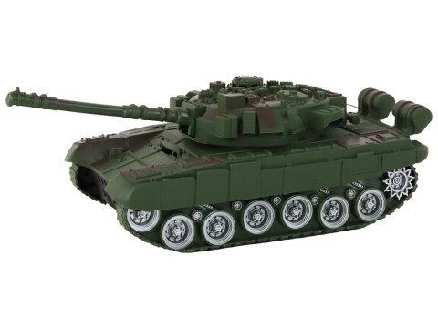 Czołg R/C Zdalnie Sterowany Światła Dźwięk Zielony 1:18 27MHz Czołg R/C Zdalnie Sterowany Światła Dźwięk Zielony 1:18 27MHz