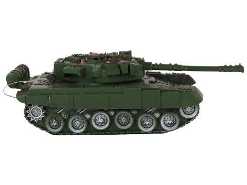 Czołg R/C Zdalnie Sterowany Światła Dźwięk Zielony 1:18 27MHz Czołg R/C Zdalnie Sterowany Światła Dźwięk Zielony 1:18 27MHz